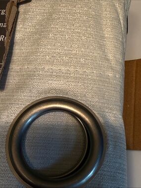 Neutral Linen-Texture Blackout Curtain Panel